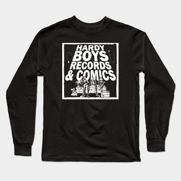 Hardy Boys Records and Comics - On Dark Long Sleeve T-Shirt by HardyBoysRecords